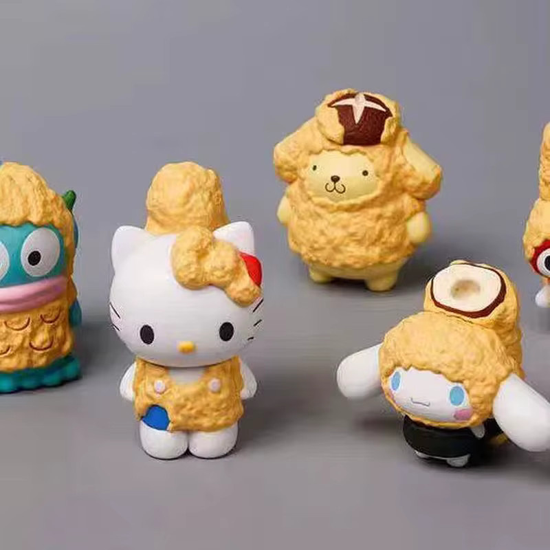 Sanrio KT Cat Tempura Blind Box, Melody Pudding Dog, Einzelfigur - Bild 3