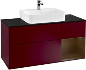 V&B Waschtischunterschrank Finion mit Wandbeleuchtung, Breite: 120 cm, Tiefe: 50,1 cm, Höhe: 50,1 cm - Bild 1