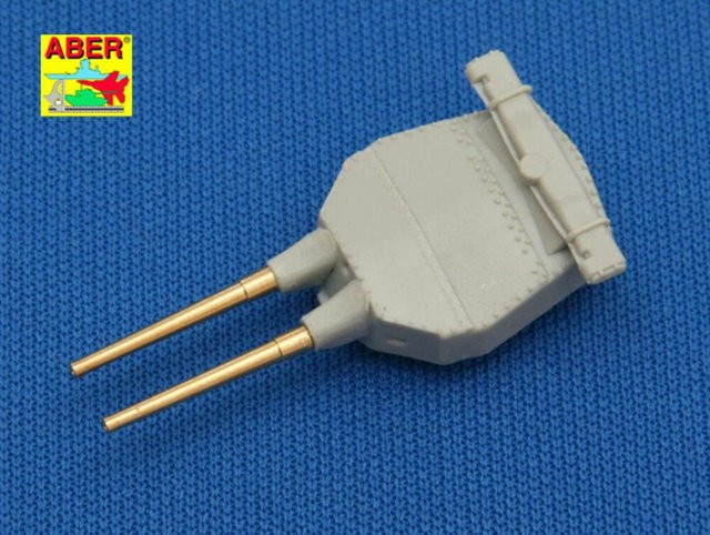 Aber Set of 8 pcs 381mm short barrels for turrets with antiblast covers ships Hood - Bild 1