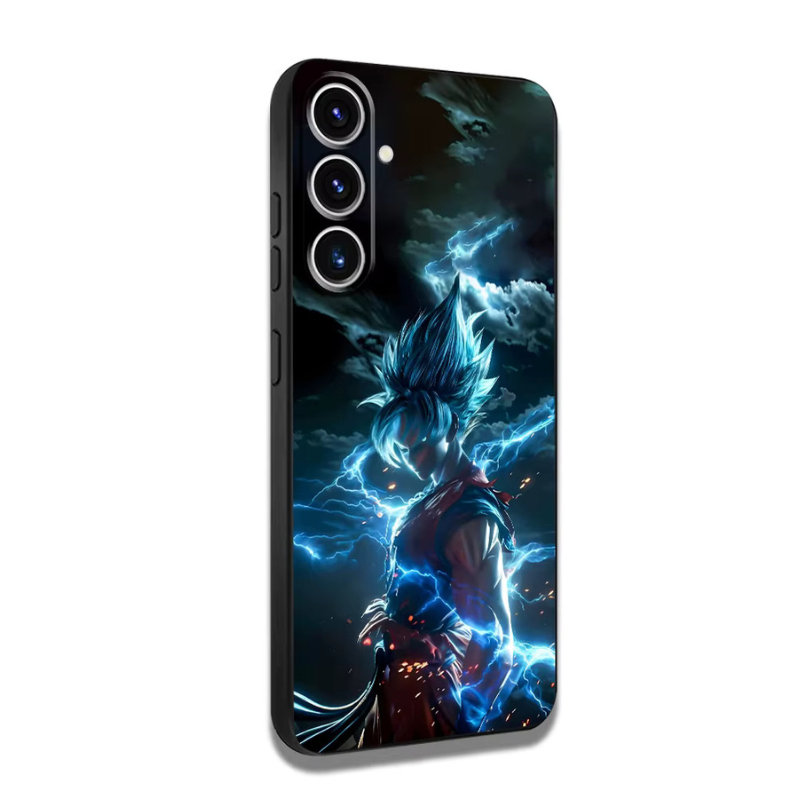 Dragon Ball Art Goku Handyhülle für Samsung Galaxy A-Serie in Schwarz - Bild 6