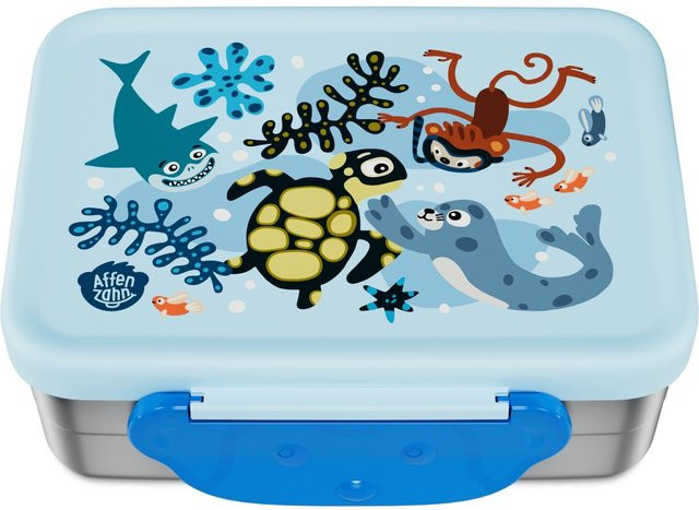 Affenzahn Edelstahl Brotdose Unendliche Unterwasserwelt in Blau/Multicolor - Bild 1