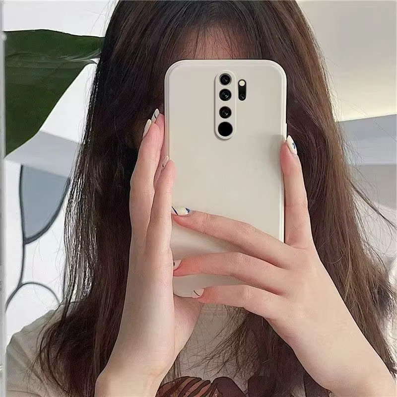 Ultradünne Flüssigsilikon Schutzhülle für Xiaomi Redmi Note 8 9 Pro 9S 9 9A 9C 9T 8 8A in Weiß - Bild 2
