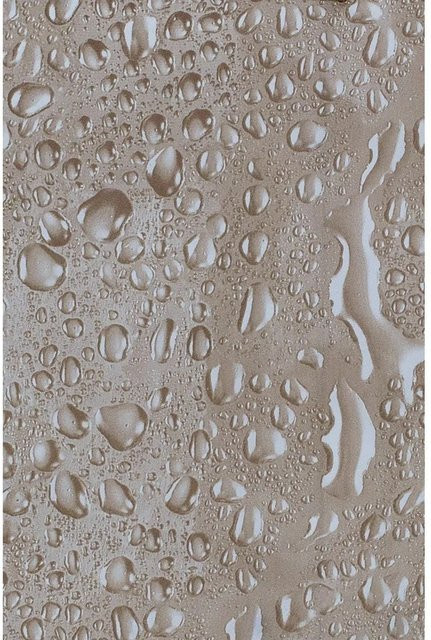 Euroshowers Duschvorhang aus Polyester mit Metallösen und 12 Duschvorhangringen, wasserdicht und antibakteriell, B: 180 cm, H: 200 cm - Bild 1