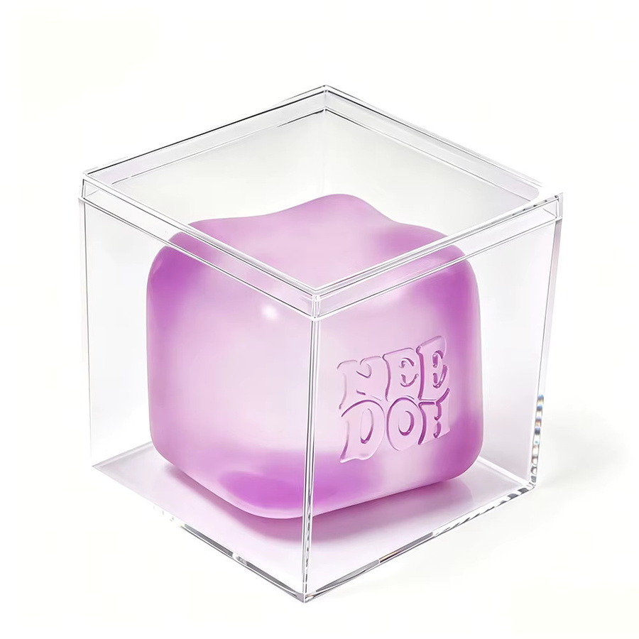 Breteuil Acryl-Aufbewahrungsbox Transparent, staubdichte Vitrine für Nee Doh Nice Ice Baby Squeeze Toys - Bild 2
