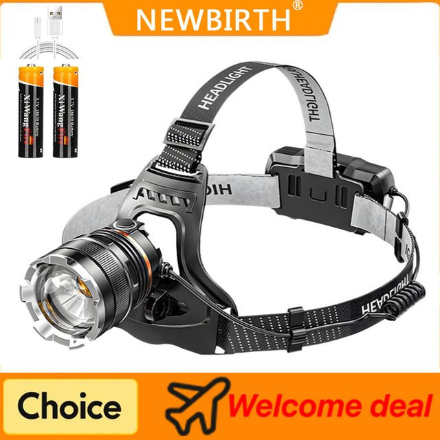 NEWBIRTH LED-Scheinwerfer mit XHP90 Lampen, wasserdichter Flutlicht-Strahler mit Power Display in Schwarz - Bild 1