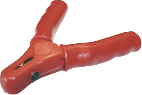SET Ladezange 220A mit Schraubanschluss für Kabelschuhe über Ringöse M6 in Rot - Bild 1