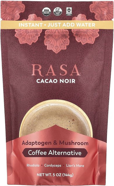 Rasa, Pilzkaffee-Alternative, Instant, Cacao Noir, 144 g - Bild 1