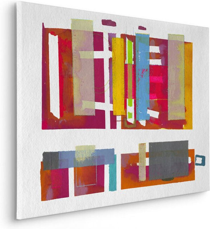 Komar Canvasbild Clarity - Modernes abstraktes Leinwandbild in Mehrfarbig - B: 90 cm, H: 90 cm - Bild 1