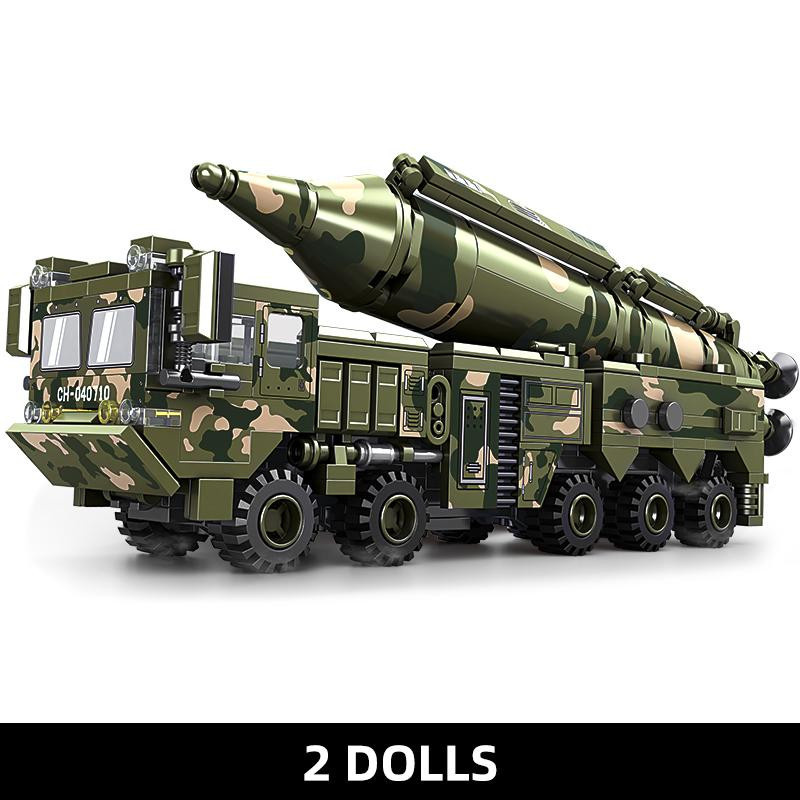 Linyi toy Raketentransportfahrzeug Bausteinset ab 6–12 Jahren - Bild 4