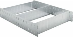 Vigour Trennblech Satz Series XD V6688H-XD, 5-teilig, aus verzinktem Stahl, Silber - Bild 1