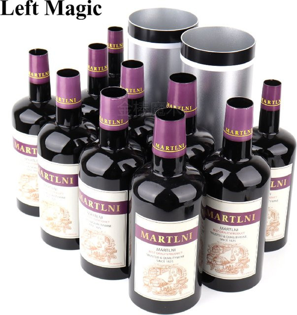Left Magic Multiplizieren von Flaschen, Zaubertricks, Stage Gimmick, 10 Flaschen - Bild 1