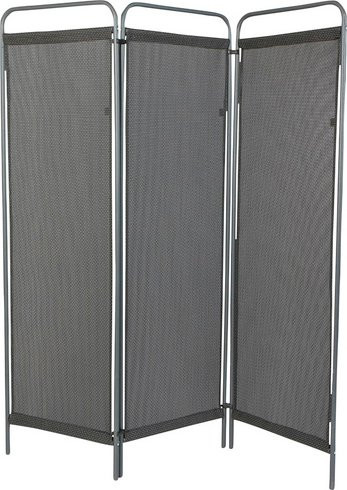 SUNGÖRL Stellwand Separe Magic Paravent aus Stahl und Textil in Grau, B: 162 cm, H: 166 cm - Bild 1