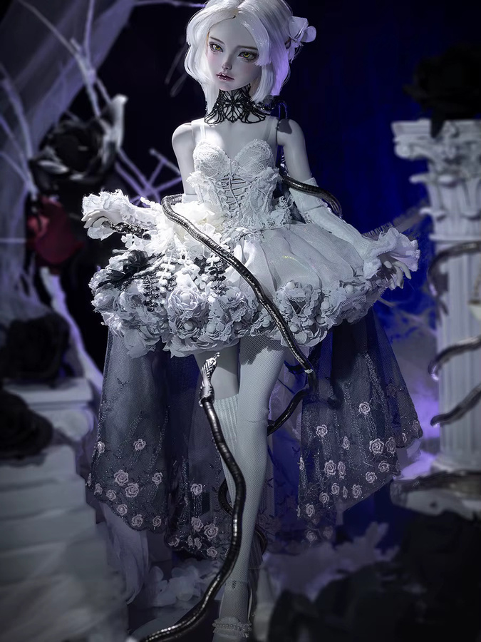Joybjd Roki Komplettset, BJD-Puppe, Gothic-Stil, 1/4, Kunstharz - Bild 7