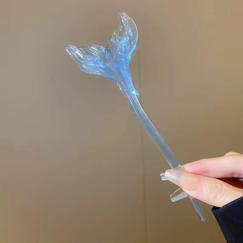 Haarspange Fischschwanz, meerblau, Damen - Bild 2