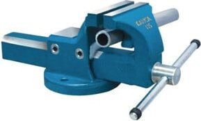 Kanca Parallelschraubstock Fortissimo Fix in Blau aus Stahl mit Backenbreite: 150 mm und Spannweite: 190 mm - Bild 1