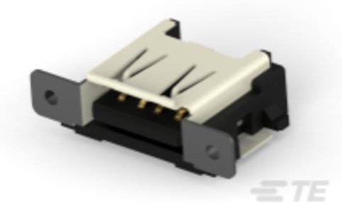 TE Connectivity Serial I/O Connector USB-A in Multicolor (5353928-2) - Bild 1