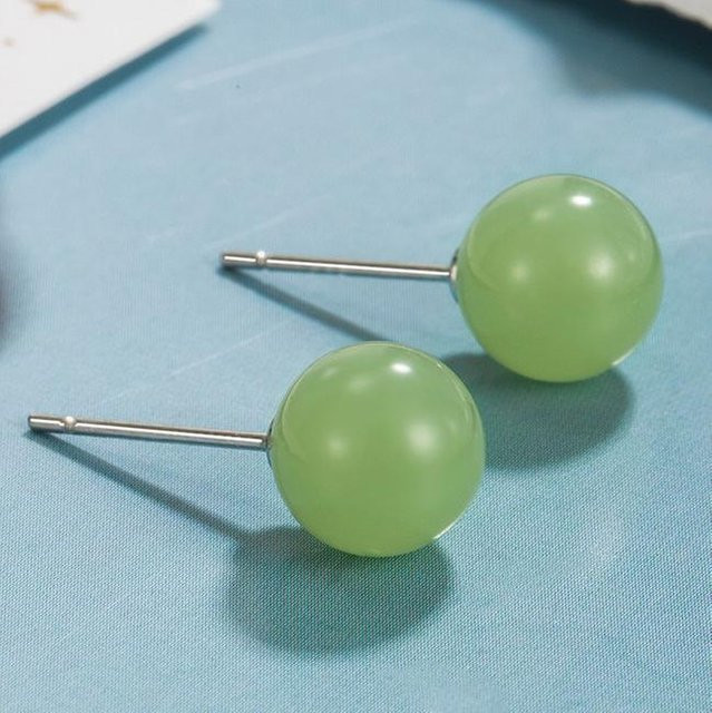 Lucky Star Jewelry Ohrstecker, Chalcedon, Damen - Bild 1