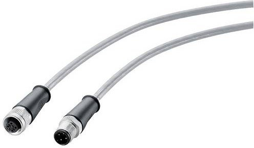 Siemens 6XV18015AH50 Strom Anschlusskabel in Grau mit 5,00 m Länge - Bild 1