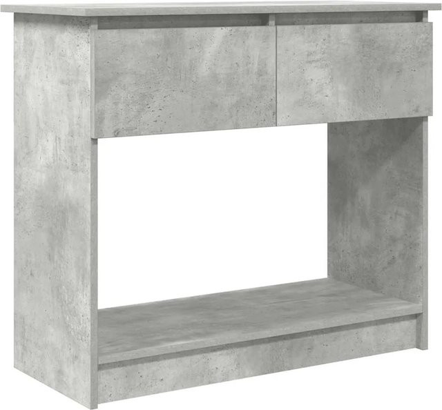 vidaXL Konsolentisch mit Schubladen in Betongrau, modern, B/T/H: 85,5 x 38,5 x 74,5 cm - Bild 1