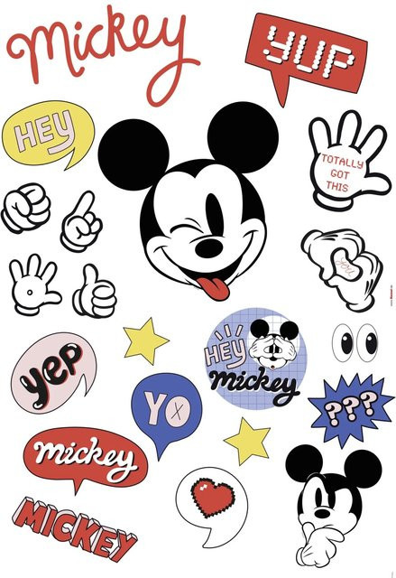 Komar Deko-Sticker Its A Mickey Thing, Mehrfarbig, Breite: 50 cm, Höhe: 70 cm - Bild 1