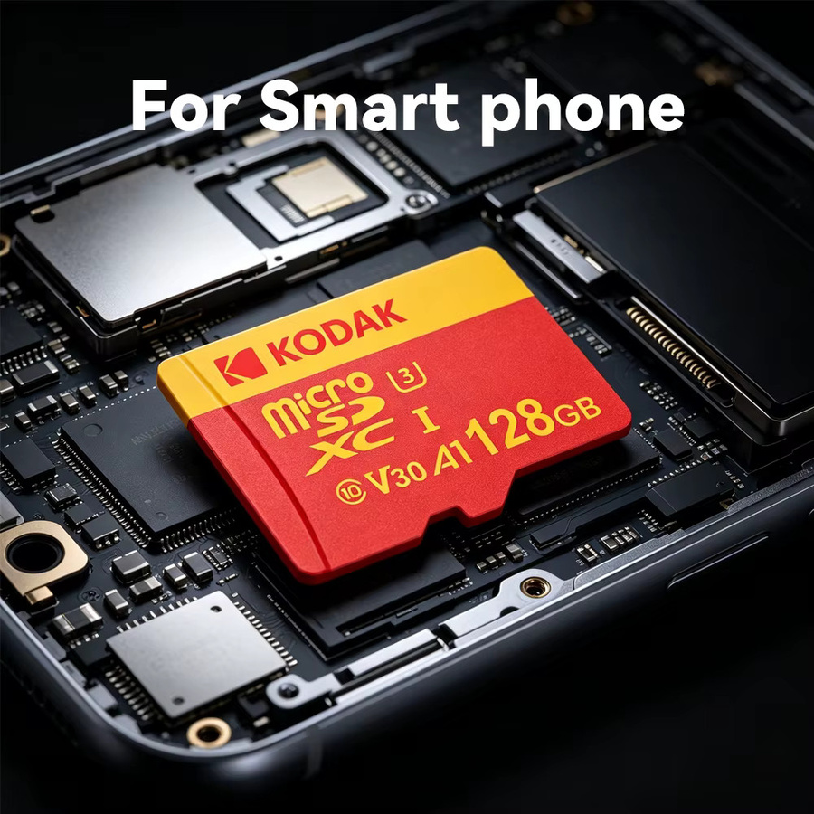 Kodak Red Dark Power Micro SD-Karte mit SD-Adapter für Gaming, Kamera, Drohne und Dashcam - Bild 5