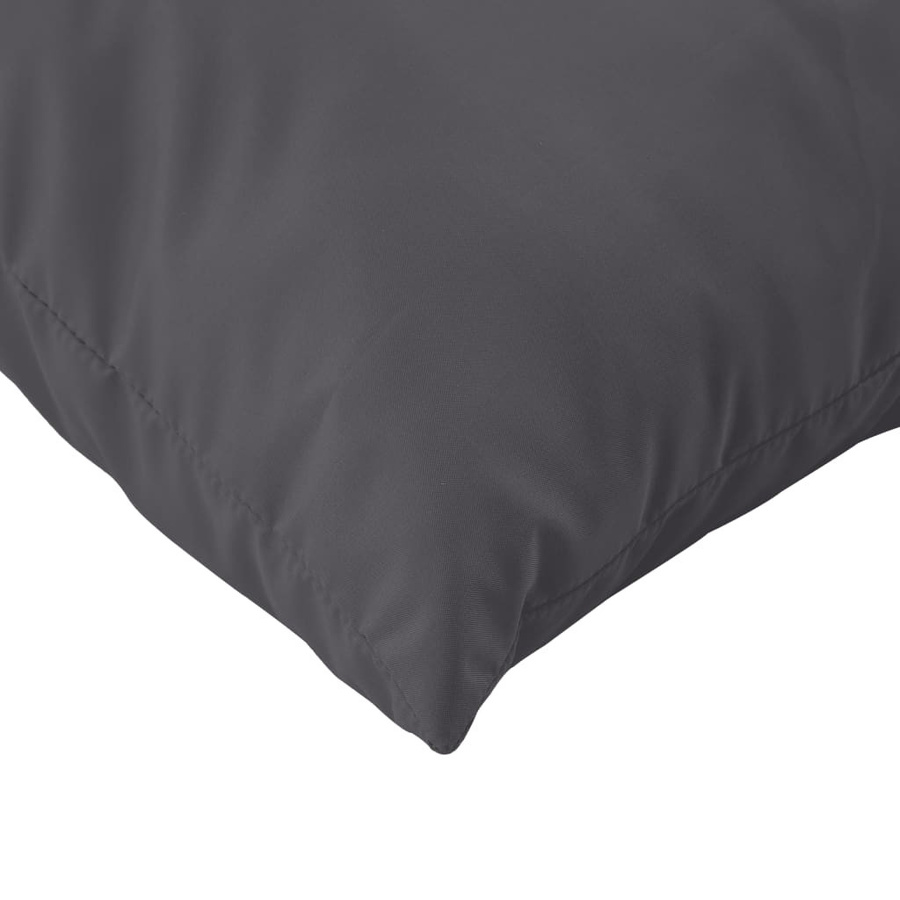 vidaXL Palettenkissen 2-teiliges Set Anthrazit aus wasserabweisendem Polyester, B/T/H: 61,5 x 60 x 61,5 cm - Bild 6