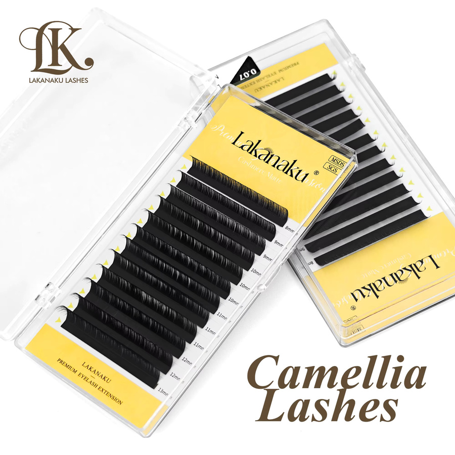 LAKANAKU Camellia Lashes Wimpern-Spikes Wispy Set, LJ-Black - Bild 5