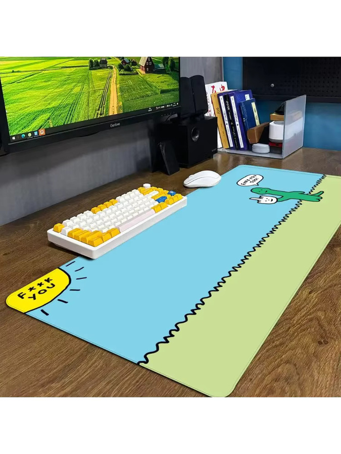 Joguman Studios XXL Mauspad in Multicolour als große Tischunterlage für Gaming und Computerzubehör - Bild 7