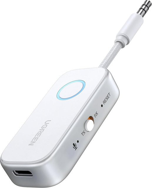 UGREEN Bluetooth Sender und Empfänger CM872 in Weiß mit Dual-Pairing für Auto und Zuhause - Bild 1