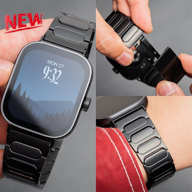 OAKCHARM Uhrenarmband Titan, Schwarz, Unisex - Bild 1