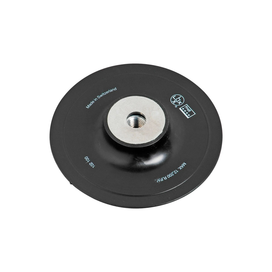 LUX-TOOLS Stützteller für Fiberscheiben 125 mm in Schwarz - Bild 2