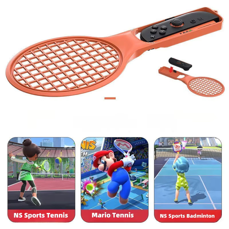ACES Tennisschläger Joy-Con-Griffhalter und Controller-Griffe für Nintendo Switch und Switch 2 OLED in Blau - Bild 3