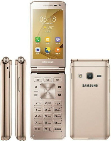 Samsung Galaxy Folder 2 G160N Refurbished Smartphone Gold mit 32 GB ROM und 2 GB RAM 4G LTE