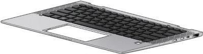 HP Notebook-Ersatzteil Gehäuse-Unterteil und Tastatur in Silver und Grey (L70777-091) - Bild 1