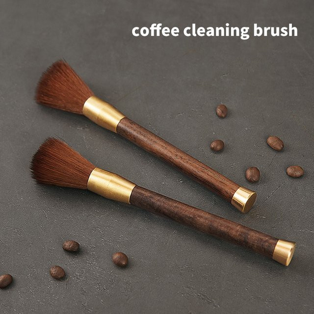 JETTING Kaffeemühlen-Reinigungsbürste mit Holzgriff in Braun - Bild 1