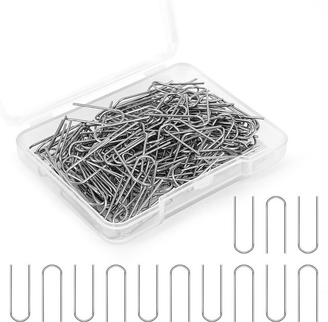 VIBRATITE U-förmige Keramik-Hängehaken aus Nichrome-Draht in Silber für handgefertigte Kunst und Schmuckanhänger - Bild 1