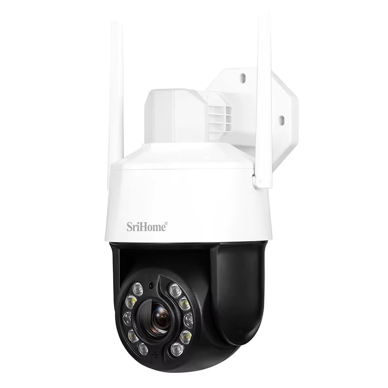 Srihome SH041 Outdoor IP Kamera mit 5,0 MP QHD Auflösung, 20X Zoom, 5G und Wifi, IP66 wasserdicht, Farbe: Weiß - Bild 7