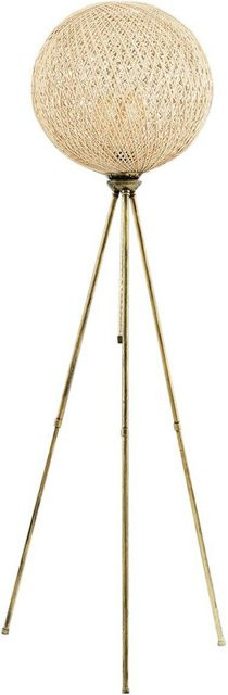 Opviq Stehlampe aus Metall in Gold, E27, B/T/H: 35 x 35 x 138 cm - Bild 1