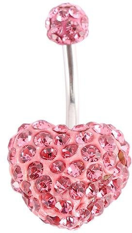 Lucky Star Jewelry Bauchnabelring, Edelstahl, Bunt, Kristall, Damen - Bild 1