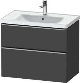 Duravit Waschtischunterschrank D-Neo in Grau Matt, B/T: 78,4 x 45,2 cm - Bild 1