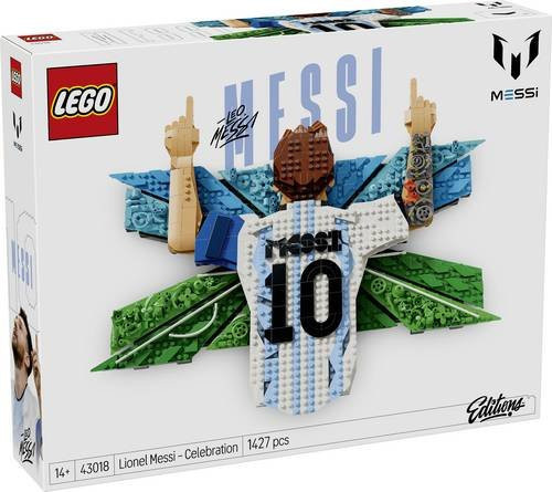 LEGO Editions Lionel Messi Torjubel 3D-Wandkunst - Bild 1