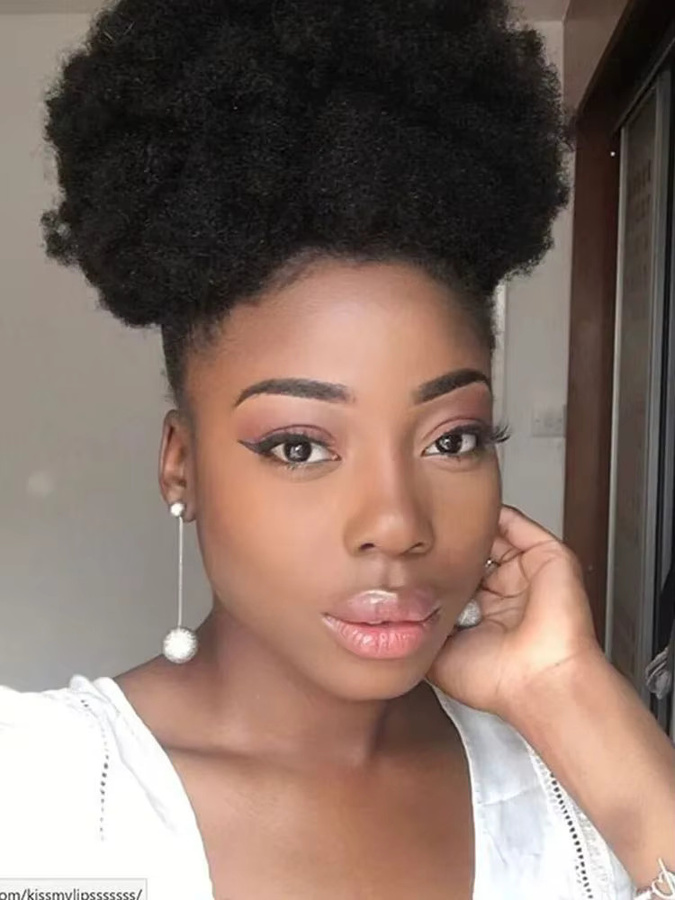 YAKIBEAUTY Afro Puff Haarverlängerung, Lockiges Haar - Bild 5