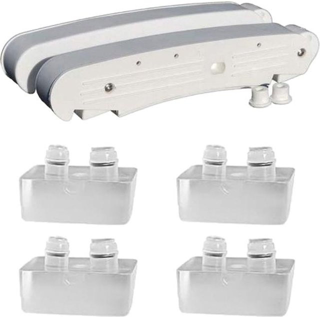 Three Body Poolreiniger Ersatzteil-Set in Weiß mit AXV417WHP Pod Swing, AXV604WHP Lünetten und AXV434WHP Klappe - Bild 1
