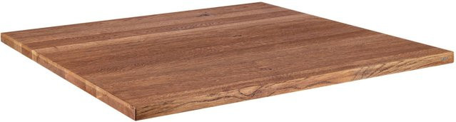 VEGA Indoor-Tischplatte Torres aus Holz in Eiche Antik Braun, rechteckig, B: 60 cm, T: 80 cm, H: 3 cm - Bild 1