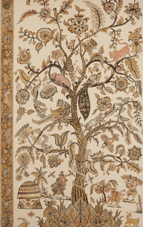 Zoffany Mural Tree of Life Spice Wandbild in Beige, Braun und Multicolour mit botanischem und floralem Design - Bild 1