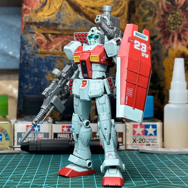 TAKARA TOMY HG1/144 GTO GM Captain Moroccan Front, Actionfigur, Modellbausatz - Bild 1