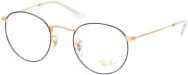 Ray-Ban RX 3447V Brille, Vollrand, Rund, Metall, Gold, Blue, Unisex - Bild 1