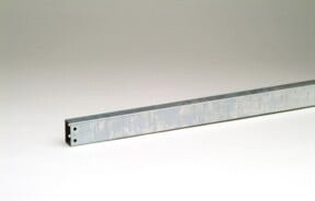 Regalwerk BERT verstärkter Längsträger aus verzinktem Stahl in Silber für 1285 mm breite Regalfelder - Bild 1