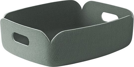 Muuto Restore Tablett aus Kunststoff in Grün und Grau - Bild 1