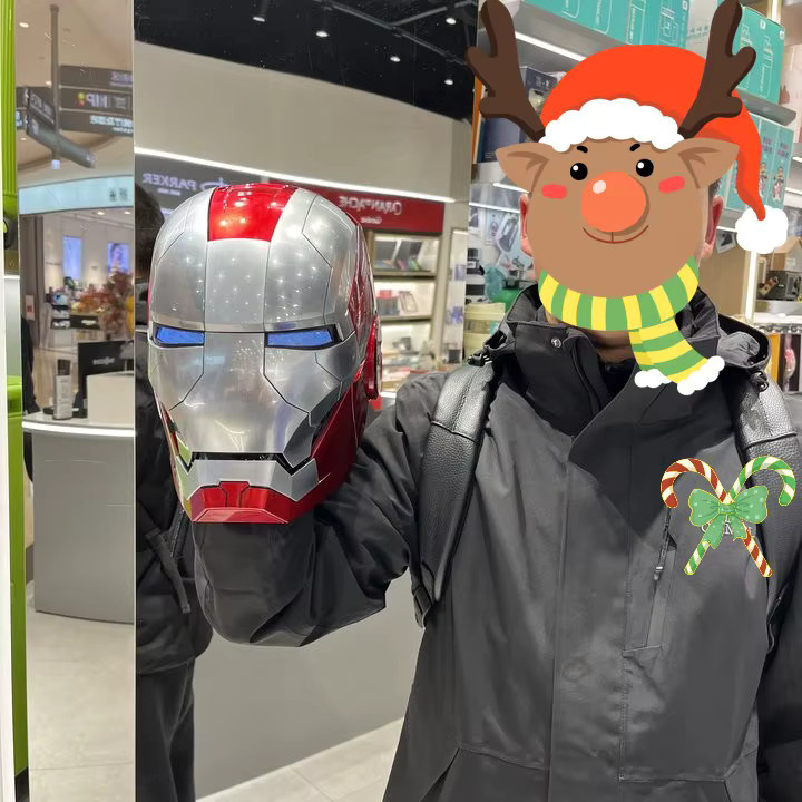 Marvel Iron Man Helm 1:1 Mk5 mit Licht und Voice Control für Erwachsene - Bild 2